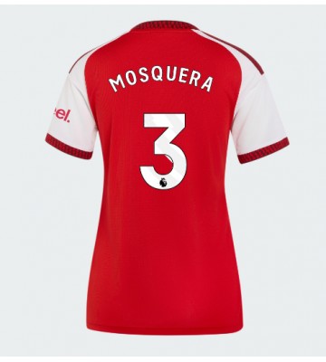 Arsenal Cristhian Mosquera #3 Hjemmebanetrøje Dame 2026-27 Kortærmet